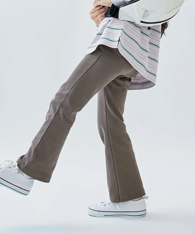 日本 devirock - [熱銷定番] 超彈力抗毛球小喇叭長褲-粉紅