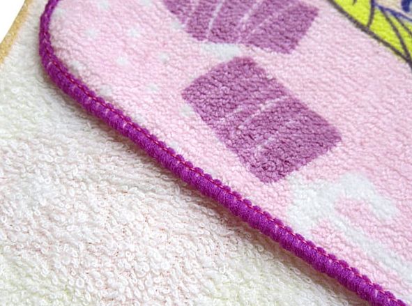 日本代購 - 卡通方形小手帕五件組-公主 (15x15cm)