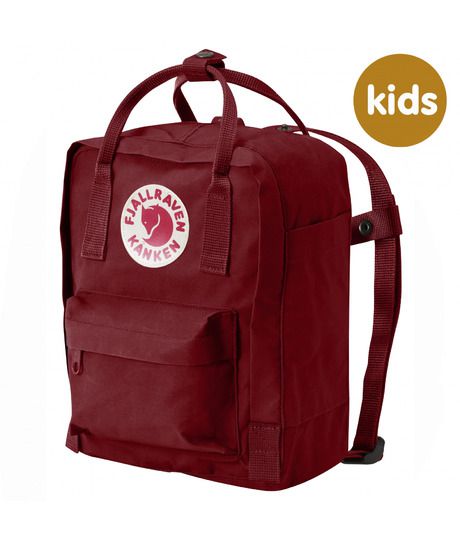 FJALLRAVEN - Kanken Kids 孩童後背包-公牛紅 (20x13x29cm)