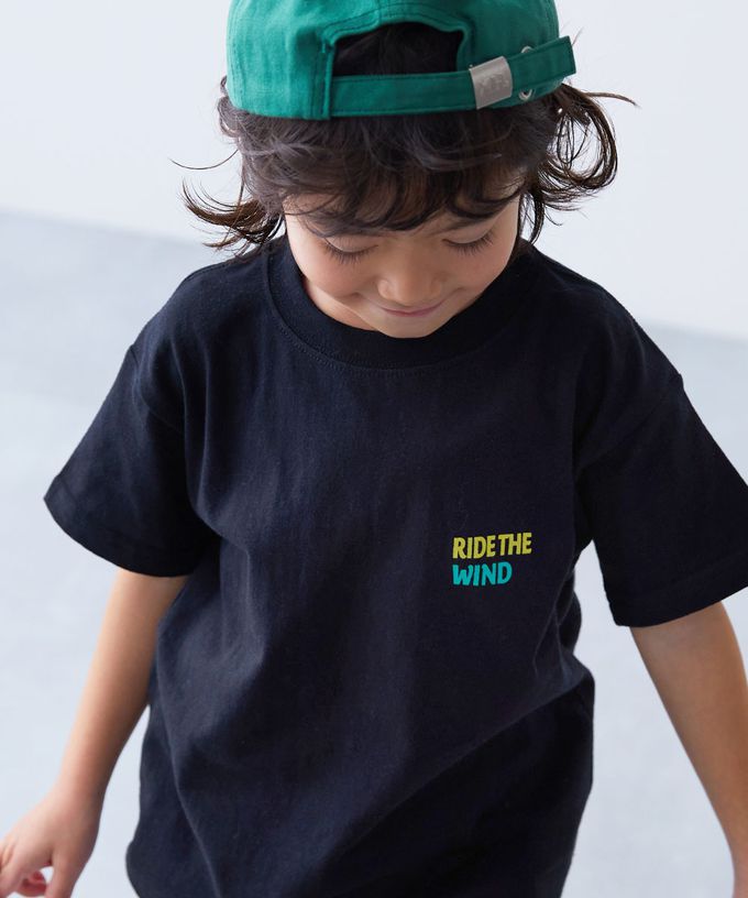 日本 devirock - 純棉定番短袖上衣-黑白相片-灰紫