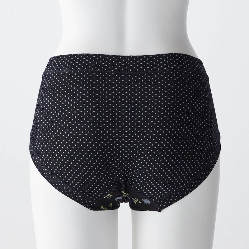 日本千趣會 - 迪士尼印花棉質內褲(媽媽)-小熊維尼-薄荷