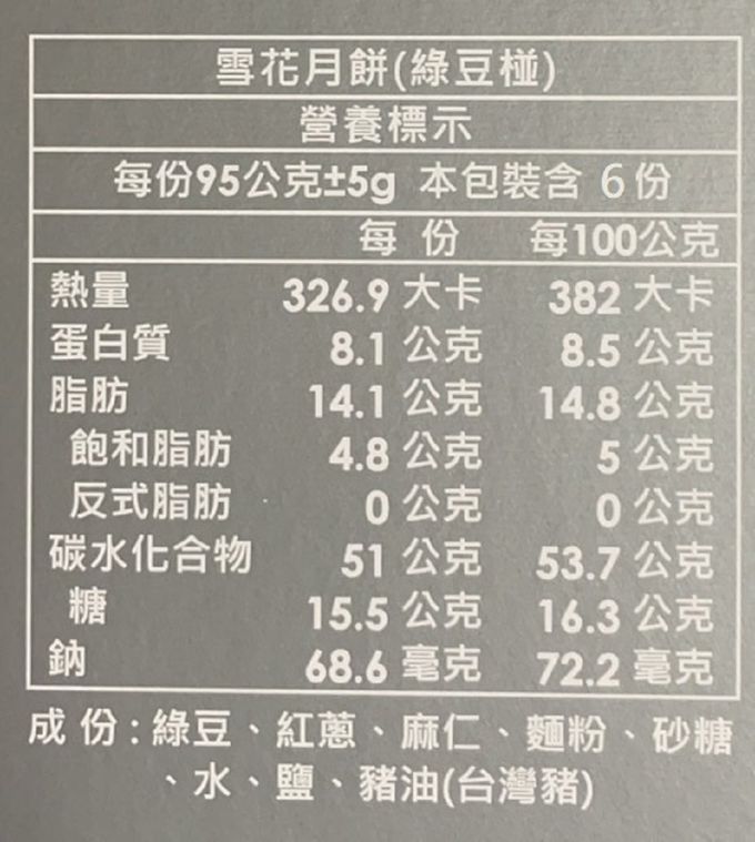 老雪花齋 - 雪花月餅X2盒 (中秋預購)-(6入/盒) (下單後7天出貨)