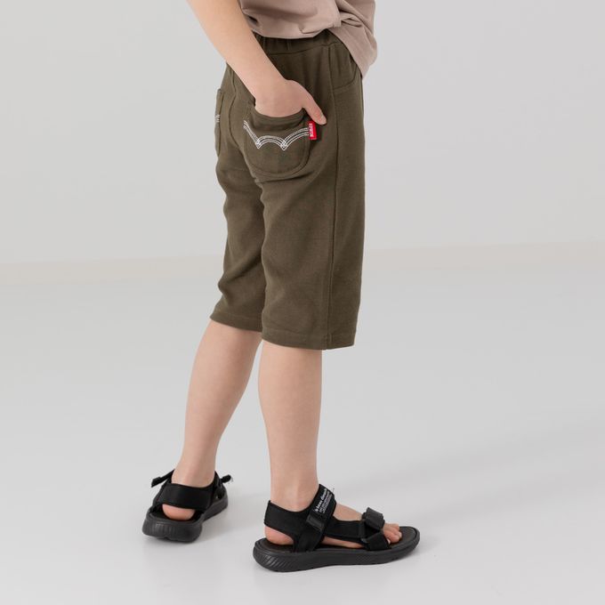 日本 Chil2 - [熱銷]EDWIN聯名 彈力短褲-黑