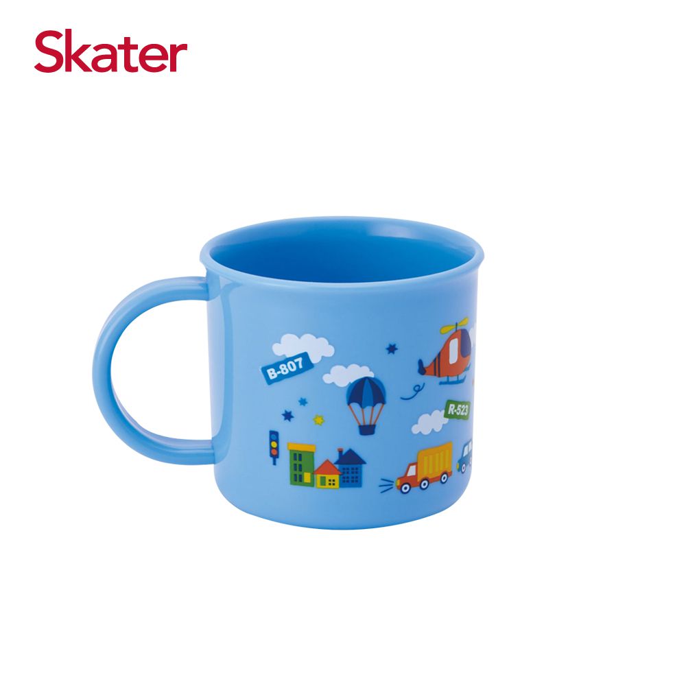 日本 SKATER - 銀離子小牛奶杯-直升機