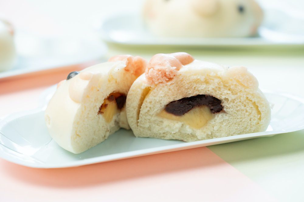 老甜媽手工饅頭 - 羊小妹紅豆起司包-6入450克