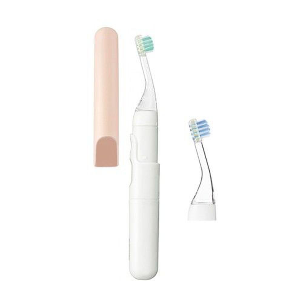 日本 Combi - teteo 幼童電動牙刷-香檳粉-6個月起-內含替換刷頭x1