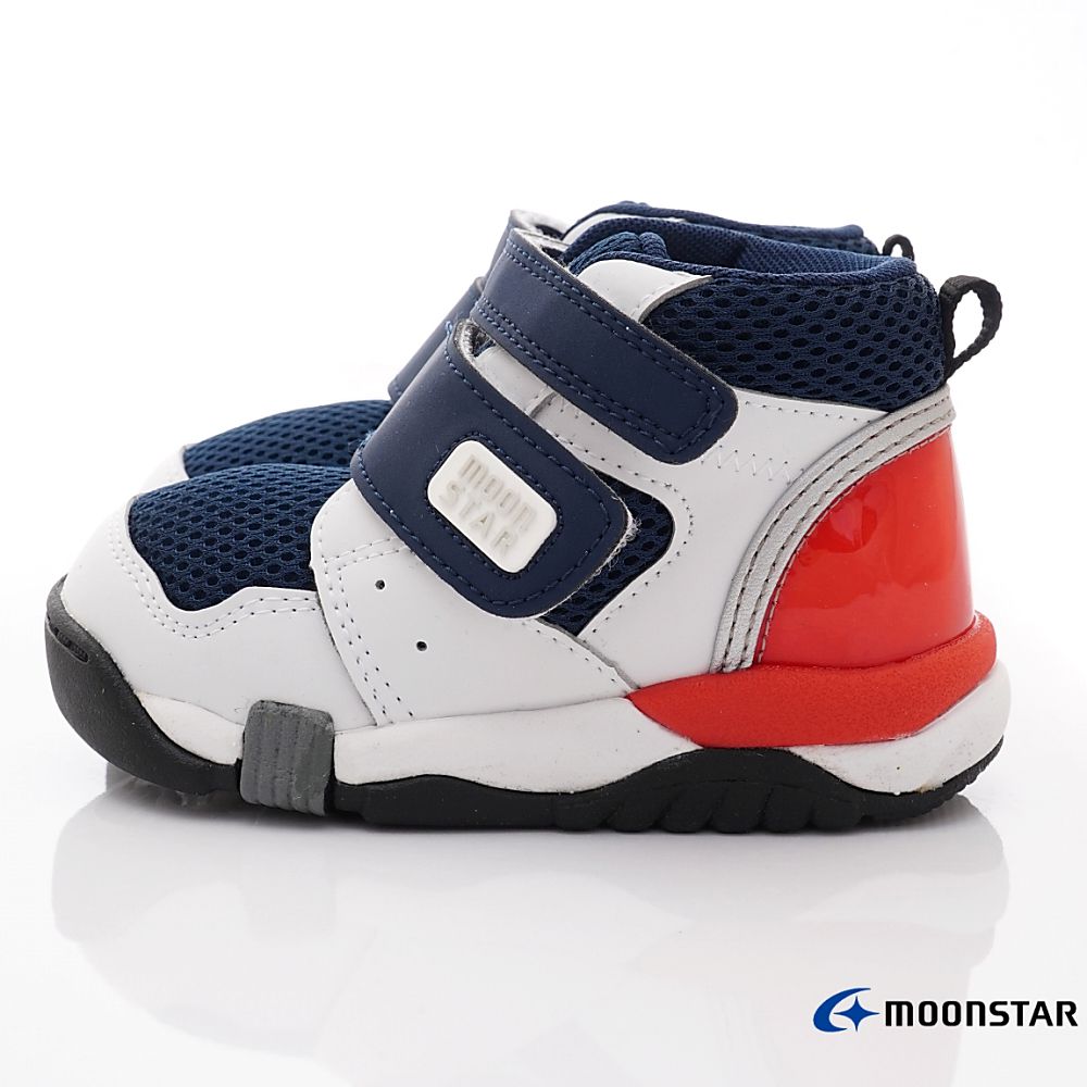 Moonstar日本月星 - 物理師推薦護踝專業矯正機能款-多附一雙鞋墊(中小童)-運動鞋-深藍