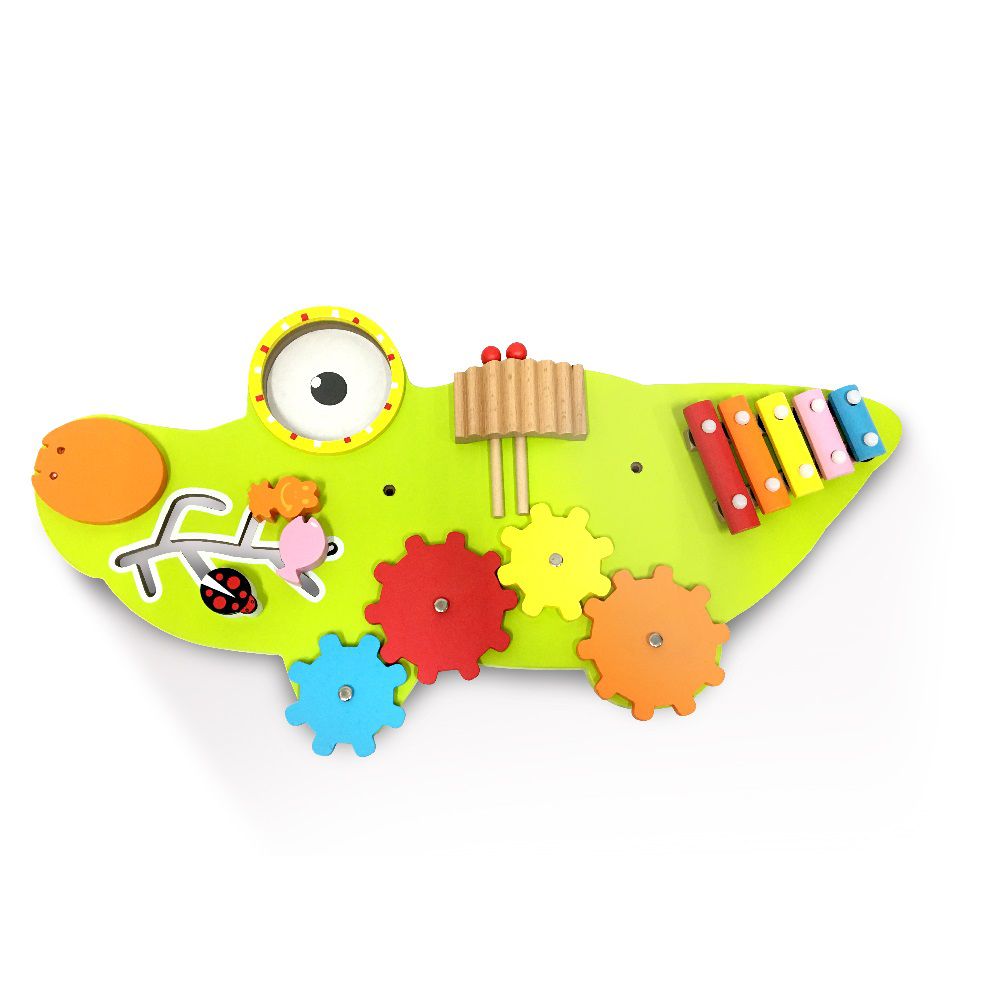 Kikimmy - 敲敲鱷魚壁掛益智遊戲組