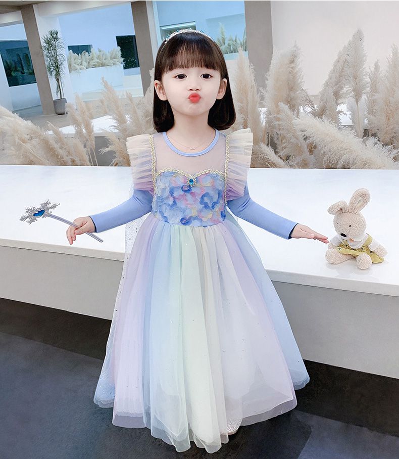 JB clothes - 彩色花朵公主風洋裝