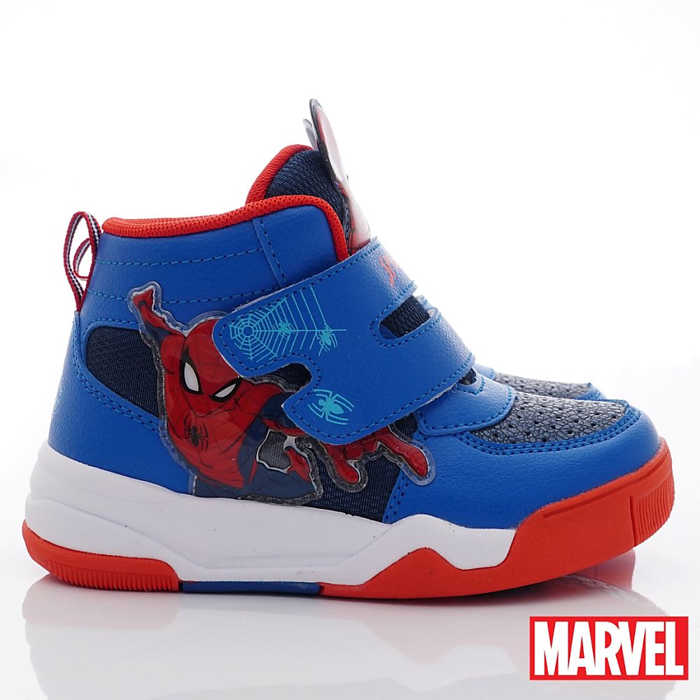 漫威MARVEL - 蜘蛛人高筒休閒鞋(中小童段)-運動鞋-藍