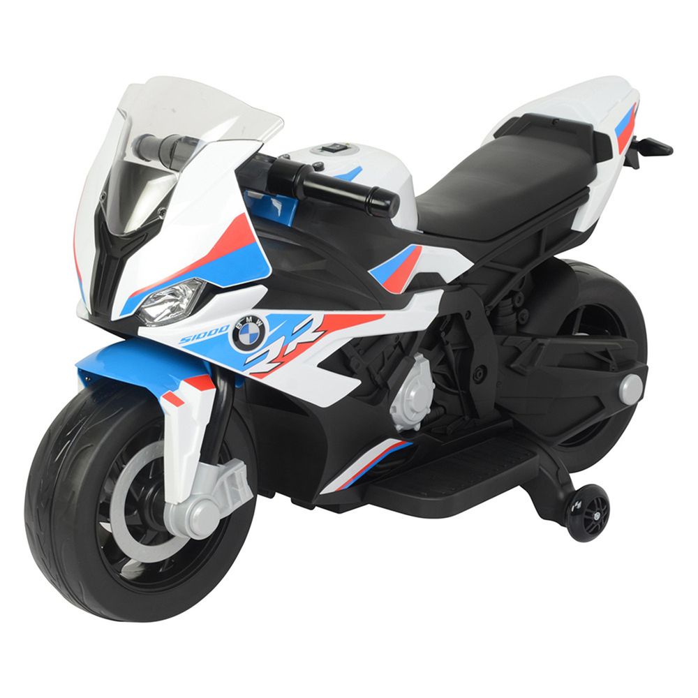 BMW S重型兒童電動機車 摩托車(1000RR)-白色