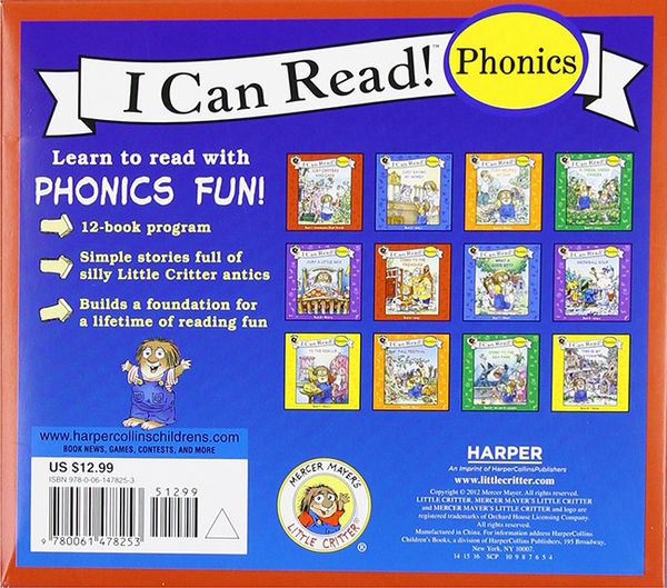 Kidschool - Little Critter Phonics Fun Little Critter 自然發音套書 (12書)
