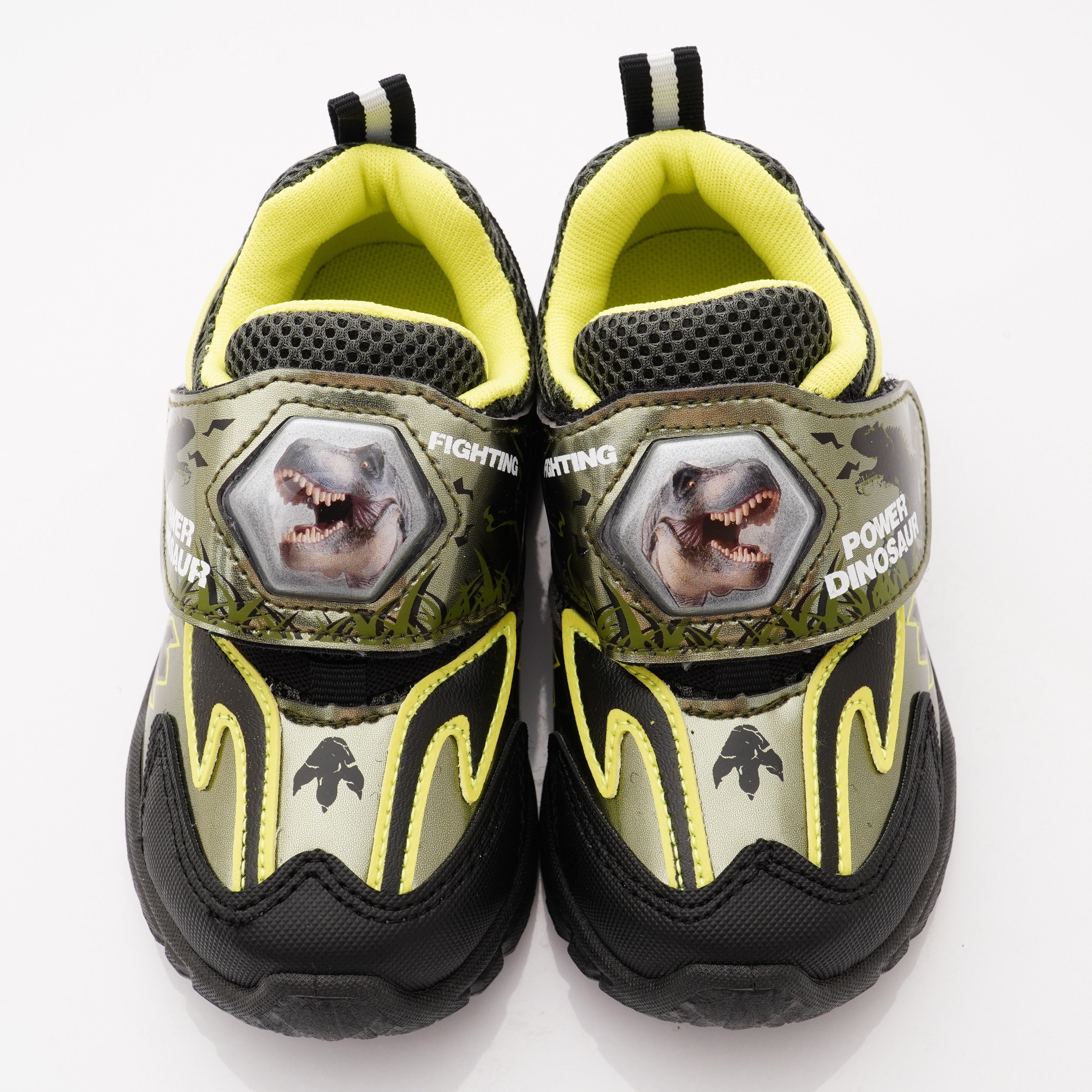 侏羅紀世界 - 恐龍電燈鞋款(中小童段)-綠