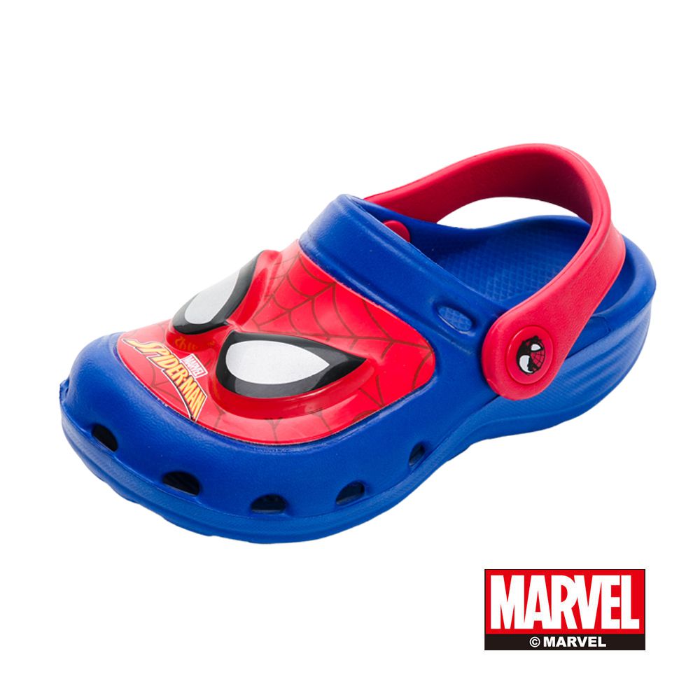 蜘蛛人 童鞋 電燈園丁鞋 MNKG35402-輕量透氣又舒適-藍紅-(中大童段)