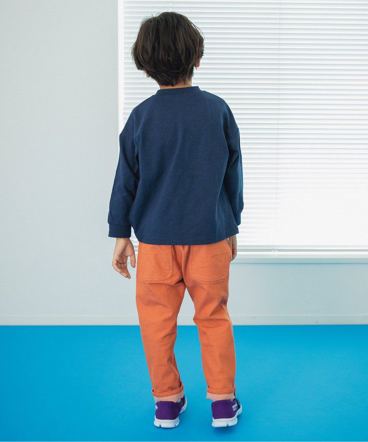 日本 BREEZE - 美式復古風長袖大學T-粉紅