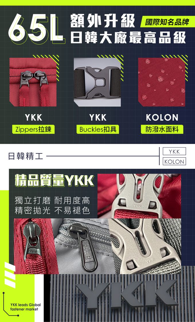 SHANER - 65L專業山人登山包 (藍色)