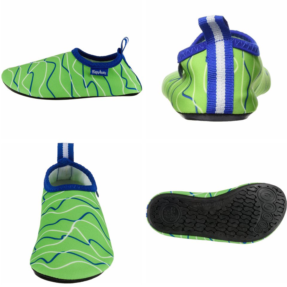 德國Playshoes - 抗UV水陸兩用沙灘懶人童鞋-鱷魚