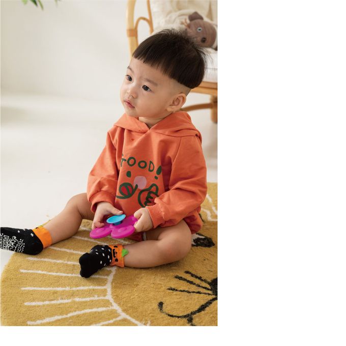 貝柔 Peilou - 萬聖節止滑寶寶襪(3入組) (9-12cm)