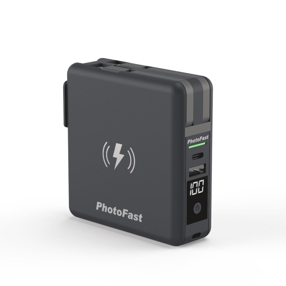MUTICharge 五合一行動電源 10000mAh 磁吸無線充 PD快充 10000mAh-池袋黑