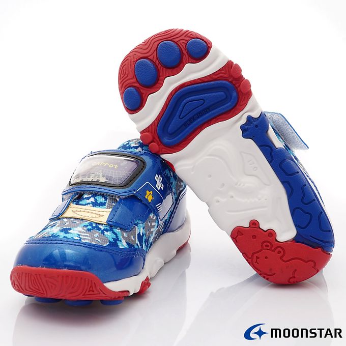 Moonstar日本月星 - 月星玩耍速乾公園鞋款-CRC23295藍(中小童段)-機能運動鞋-藍