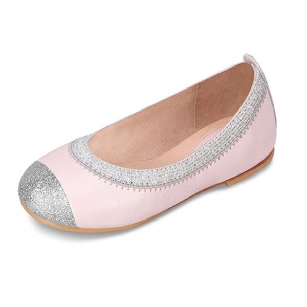 澳洲 Bloch - 銀邊芭蕾舞鞋(小童)-BT410P_BBP