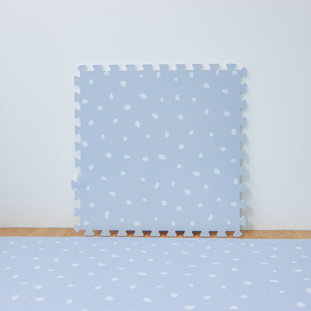海上絲路-波爾卡系列巧拼-淺藍色 (單片62*62cm)-六片入