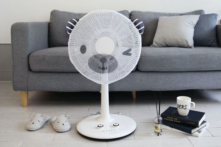 韓國 Bebe Deco - 電風扇安全網套-眨眼小熊