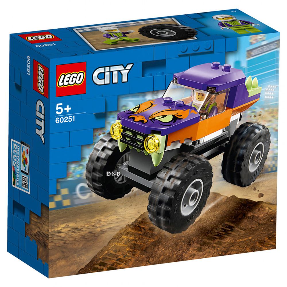 樂高 LEGO - 樂高 CITY 城市系列 - 怪獸卡車 60251-55pcs