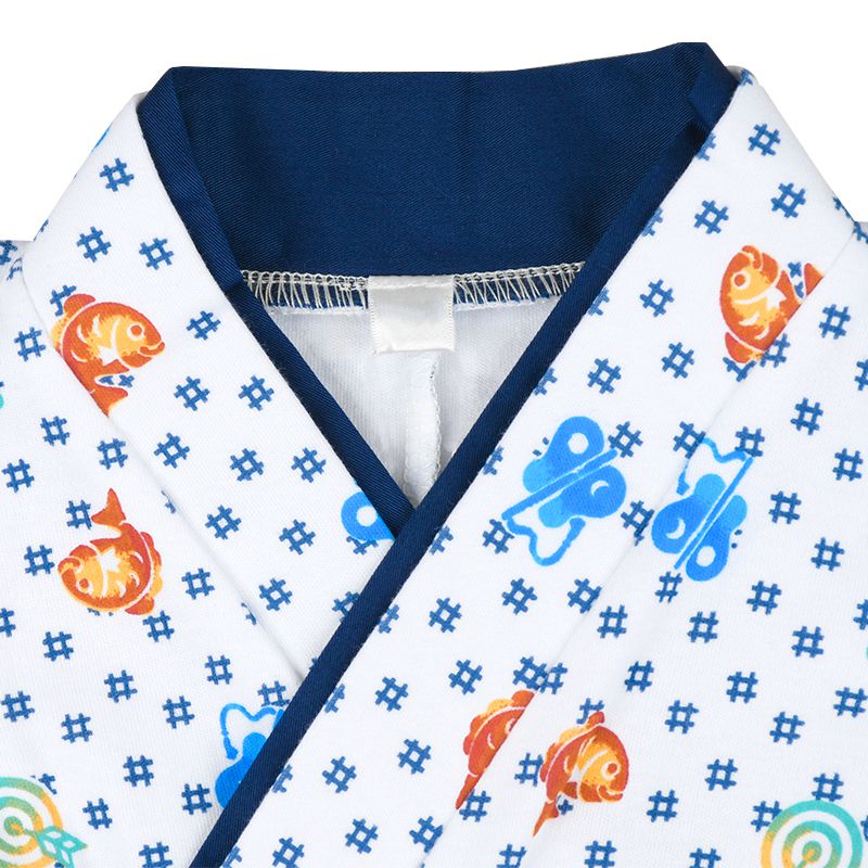 akachan honpo - 袴連身衣(兩件式)-深藍色