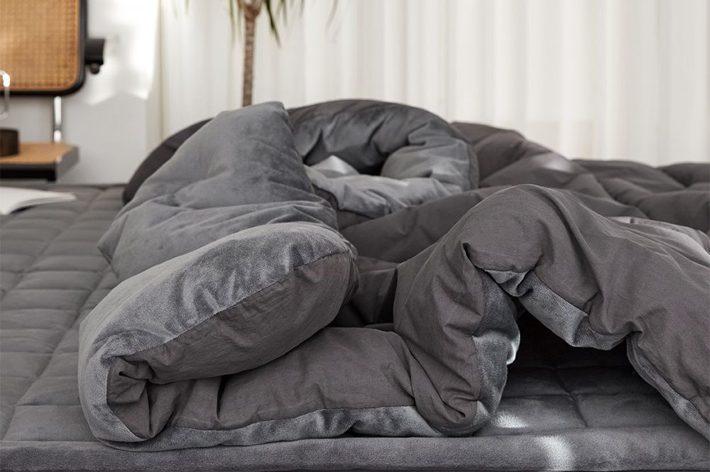 韓國 Maatila - 可水洗刷毛高密度60支棉棉被-芝麻拿鐵