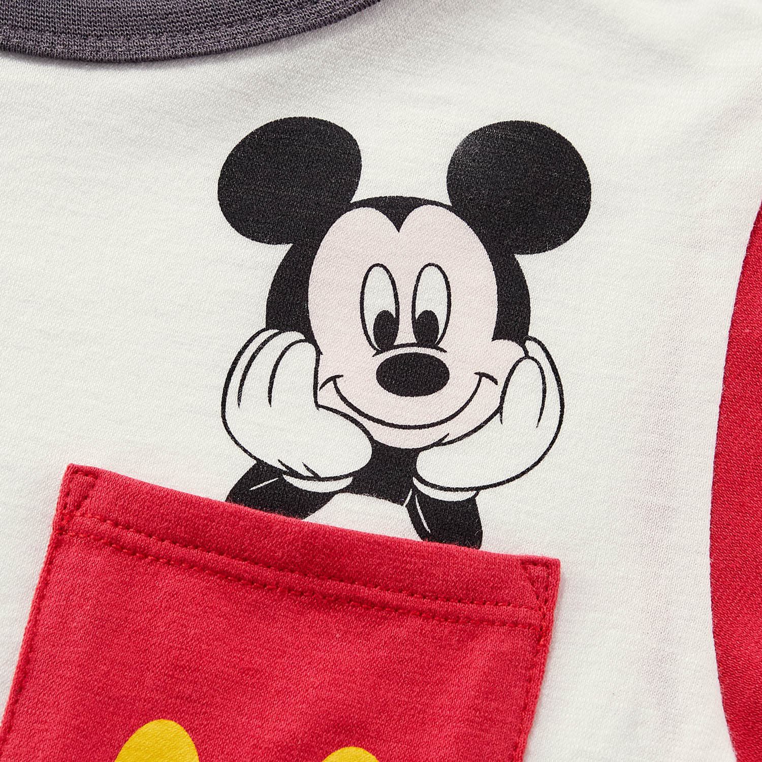 日本千趣會 - 迪士尼 純棉涼爽短袖家居服/睡衣-瑪莉貓-粉x紅