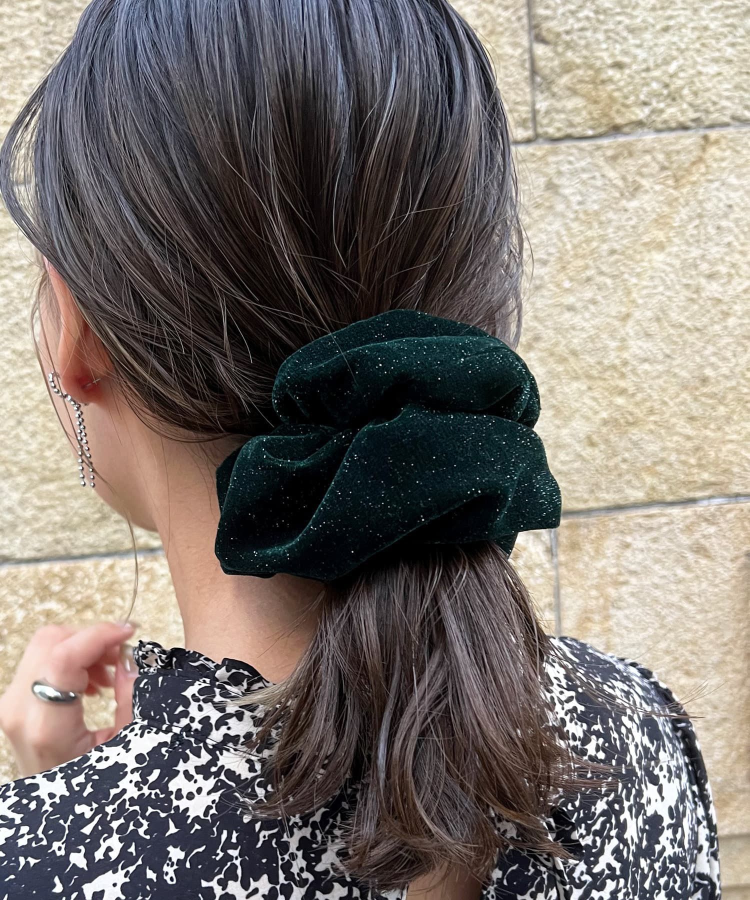 日本 Lattice - [推薦]低調閃亮份量感大腸圈-酒紅