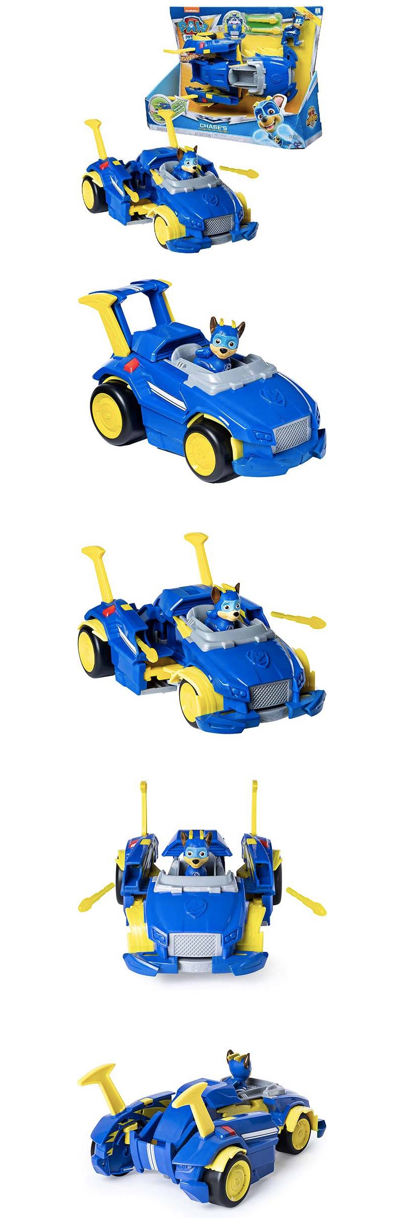 汪汪隊立大功 - 超級狗狗2合一變形車輛組-藍 (阿奇)