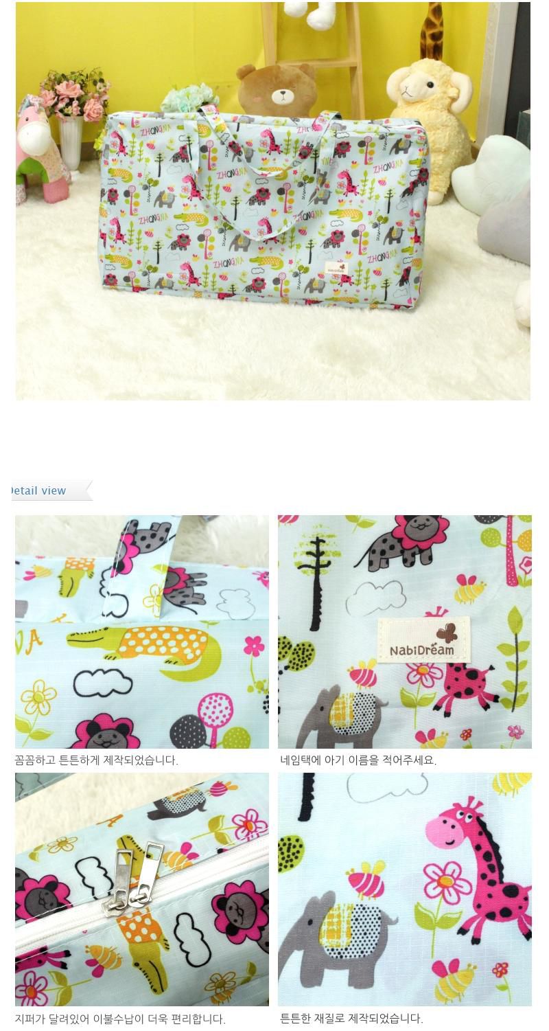 韓國 NabiDream - 防潑水厚款睡袋收納袋(L)-駱馬 (65*35*15cm)