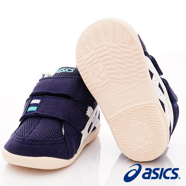 asics 亞瑟士 - SUKUSUKU護踝高支撐學步鞋款(寶寶段)-深藍