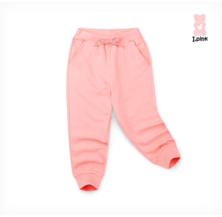 韓國 Jelispoon - (聯名款)熊熊好友印長袖套裝-粉X淺灰