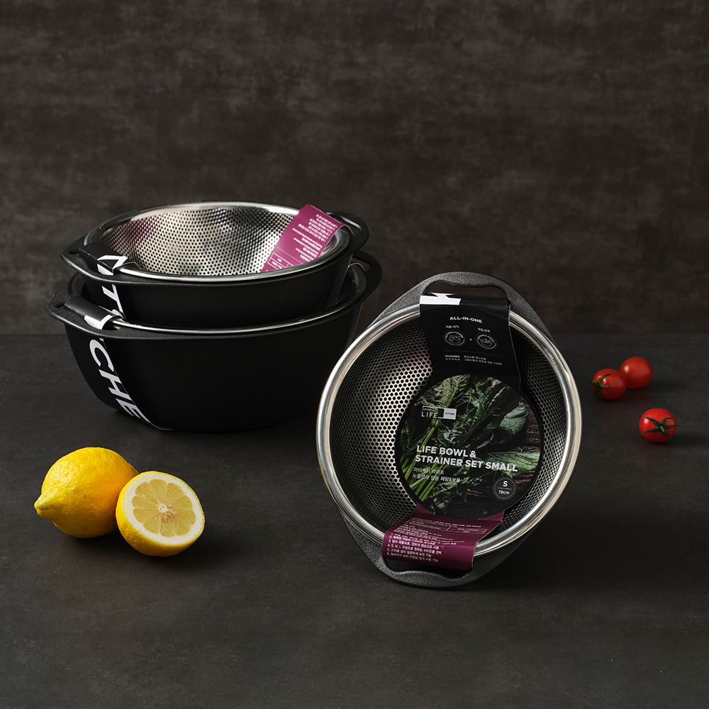 LIFE 摩登鋼藝料理瀝水盆