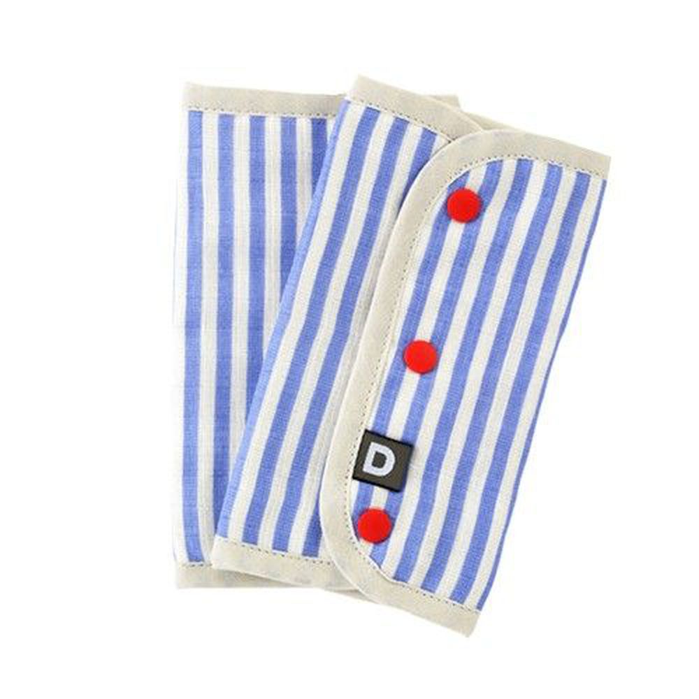 日本DADWAY - 日本製純棉六重紗口水巾-條紋