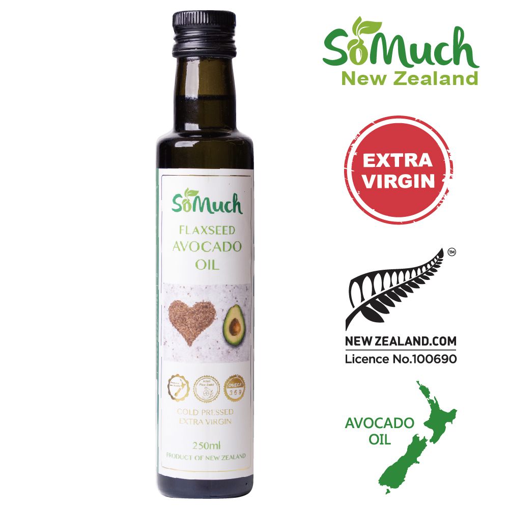 壽滿趣 - 紐西蘭Somuch-頂級冷壓初榨亞麻仁酪梨油-250ml