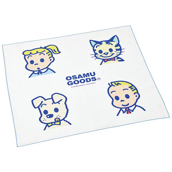 日本 SKATER 代購 - 日本製純棉餐盒包巾/風呂敷-黑貓吉吉與麵包 (52x52cm)