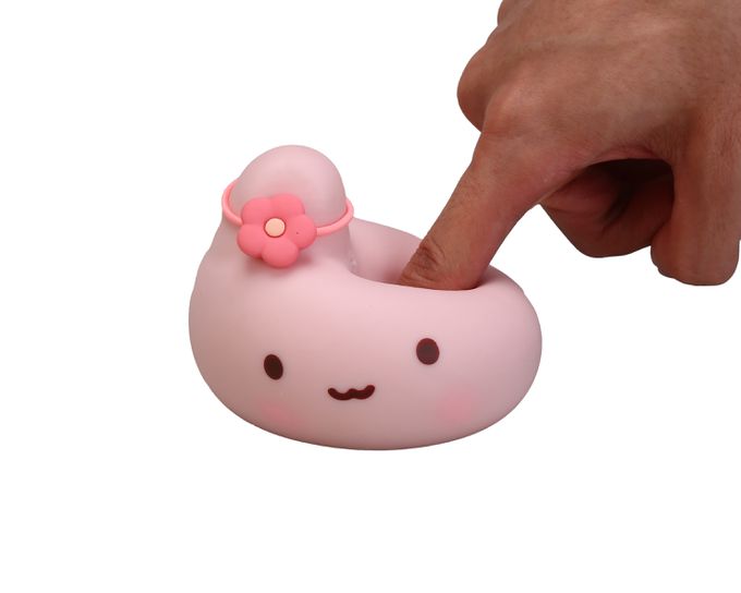 樂彩森林 - 療癒捏捏樂-花花兔-1入(顏色隨機)