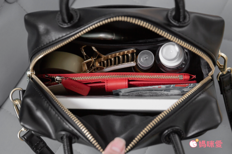 日本 FIRANO - 直式收納俐落2WAY托特包-黑 (33x28x13cm)