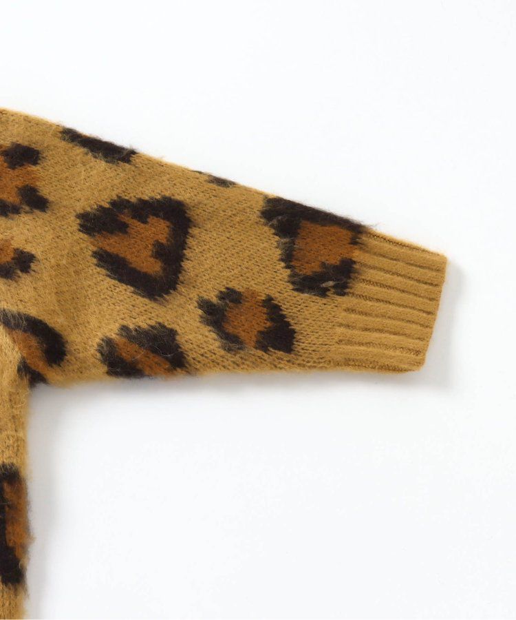 日本 BREEZE - 動物印花柔軟針織毛衣-白色乳牛