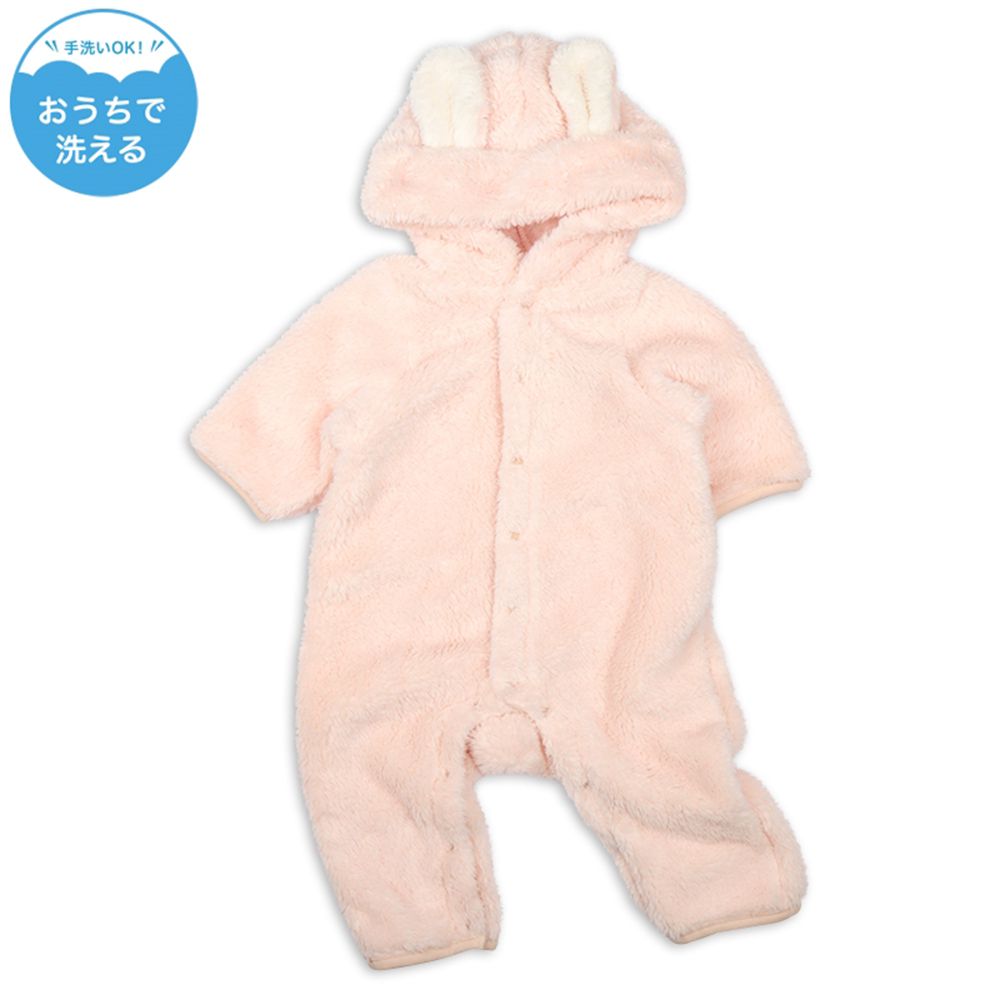 長袖趣味兔裝-動物-粉紅色