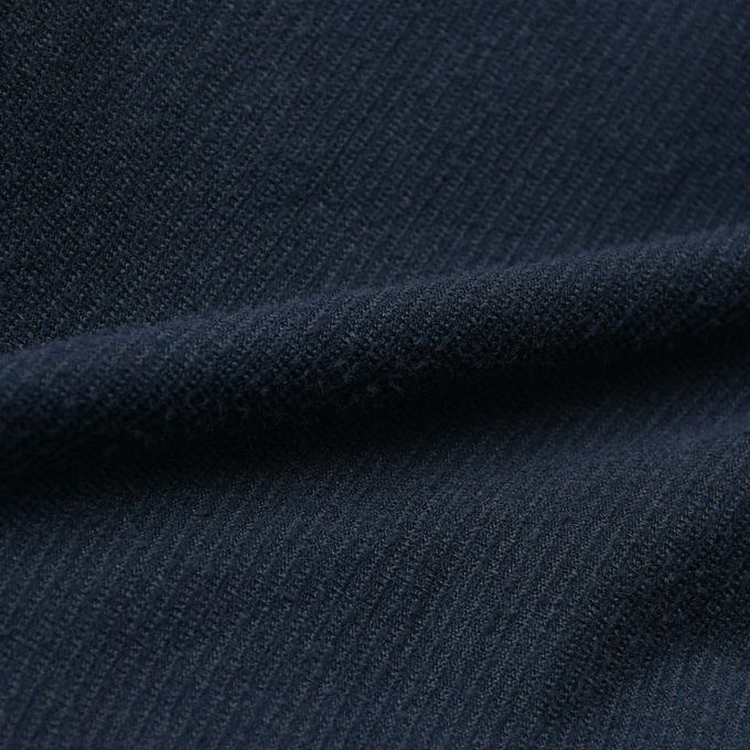 akachan honpo - 10分燈心絨褲-膝蓋圖案-深藍色