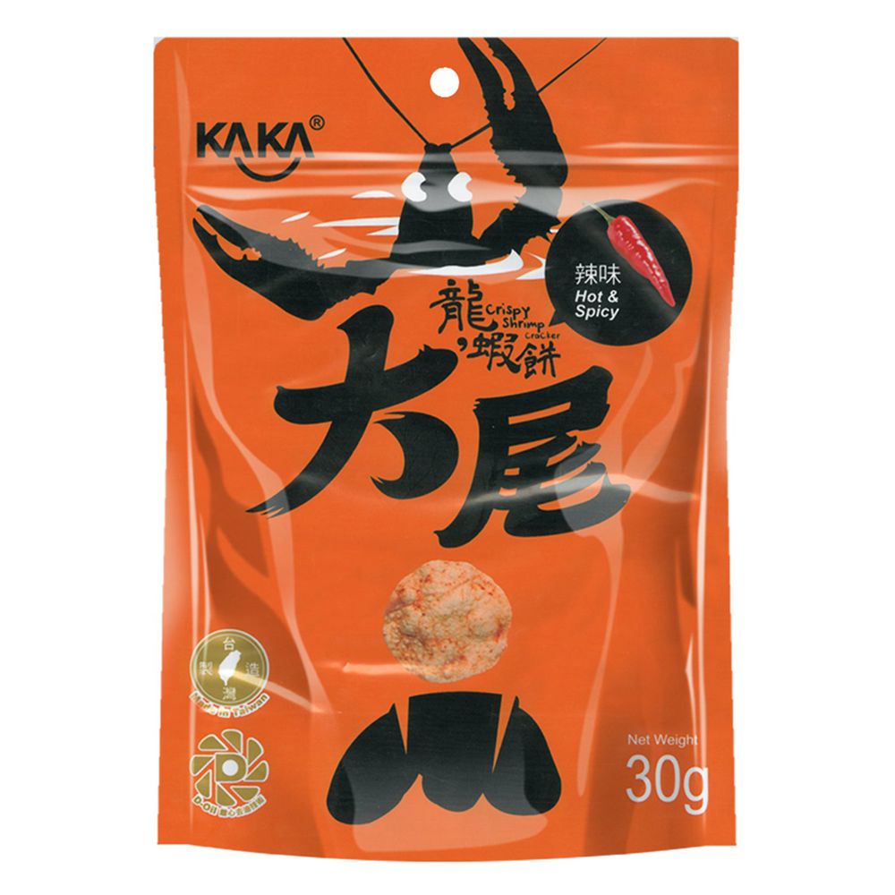 卡卡KAKA - 大尾醬燒蝦餅(辣味)-30g