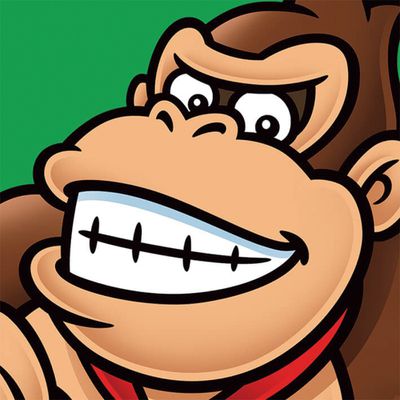 Paladone UK - 【任天堂超級瑪利歐】無框掛畫 限量壁畫掛畫  咚奇剛DONKEY 40X40