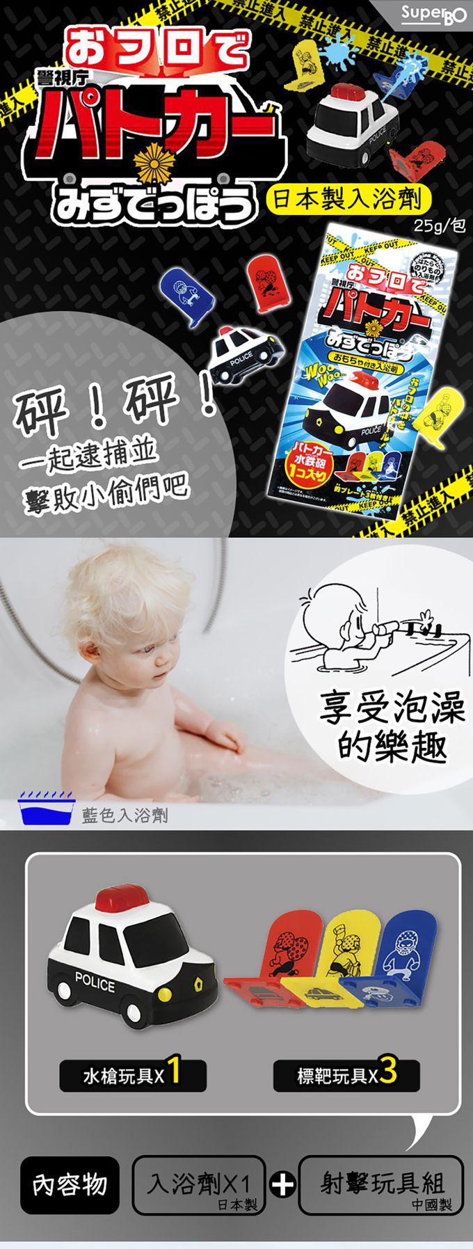 日本製入浴劑(警車)