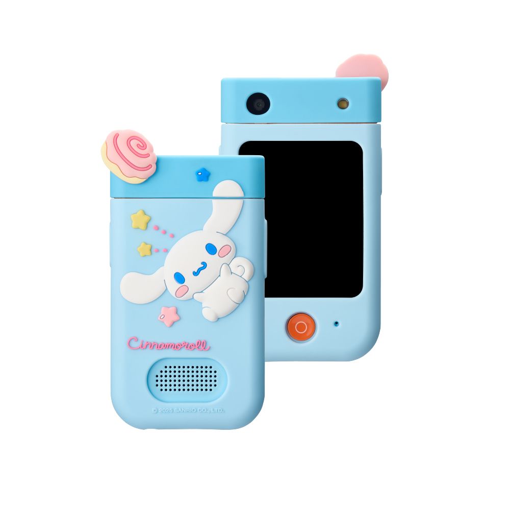 三麗鷗手機型兒童相機-大耳狗喜拿 (晴空藍)