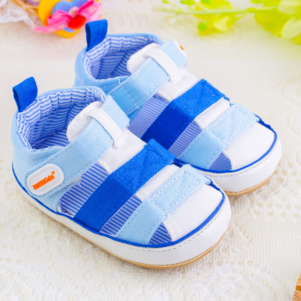 nikokids - 軟Q底學步鞋-藍色(SG565)